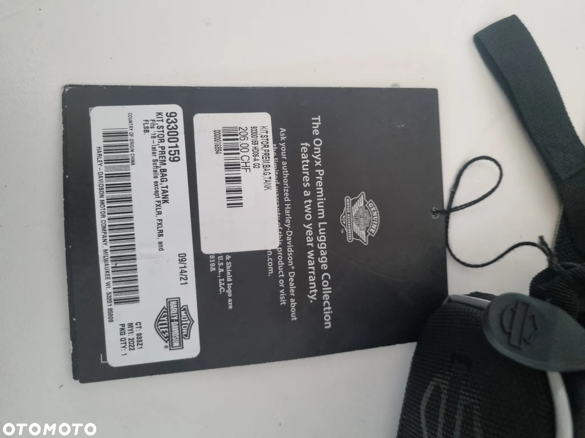 Sakwa Piórnik Torba Harley Davidson Softail M8 93300159 - 6