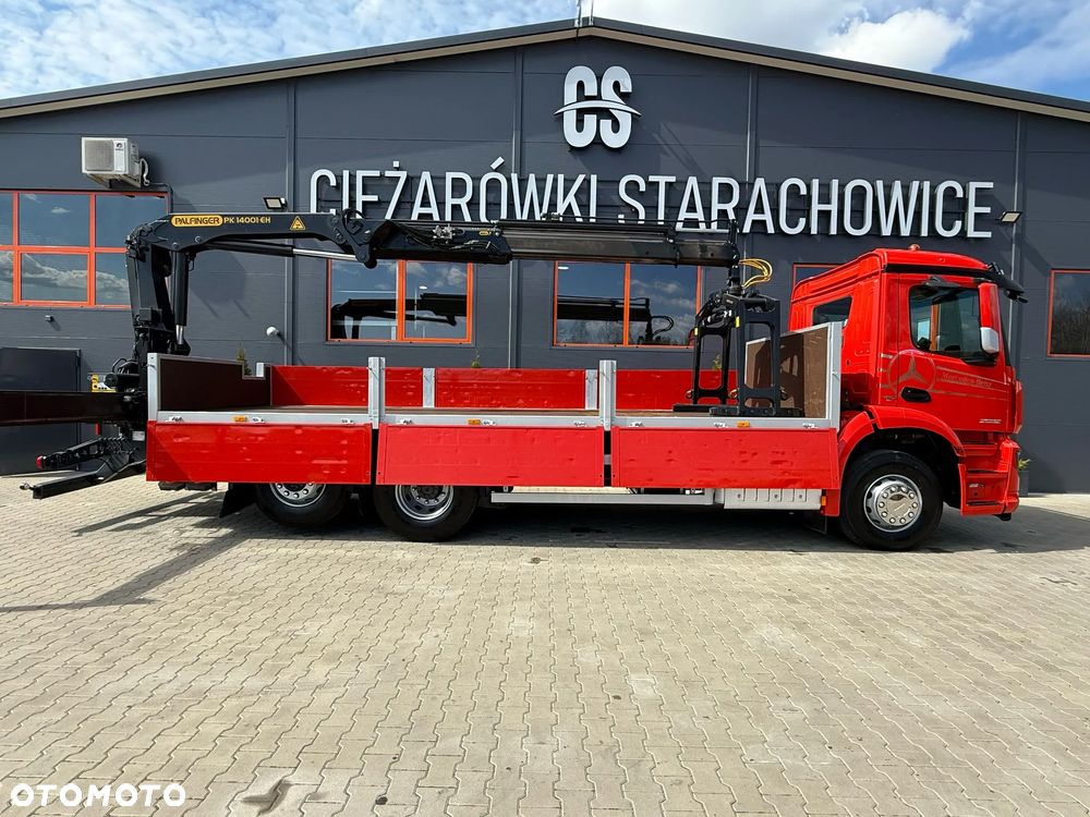 Mercedes-Benz Mercedes Arocs Actros 2532 / E6 / 6x2 / skrzynia + żuraw Palfinger / budowlanka HDS kran crane dzwig - 11