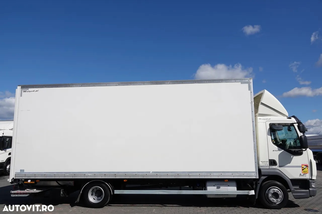 DAF LF 210 / CONTAINER - 7 M / SOLO / DHOLLANDIA LIFT / EURO 6 - 12