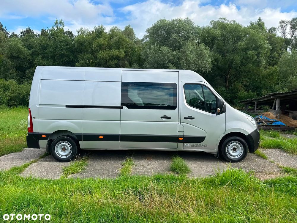 Opel Movano BRYGADÓWKA 6-osób 2.3 diesel 170 kM UDOKUMENTOWANY NISKI PRZEBIEG 90tyś. EURO 6! 2018rok BEZWYPADKOWY! - 4
