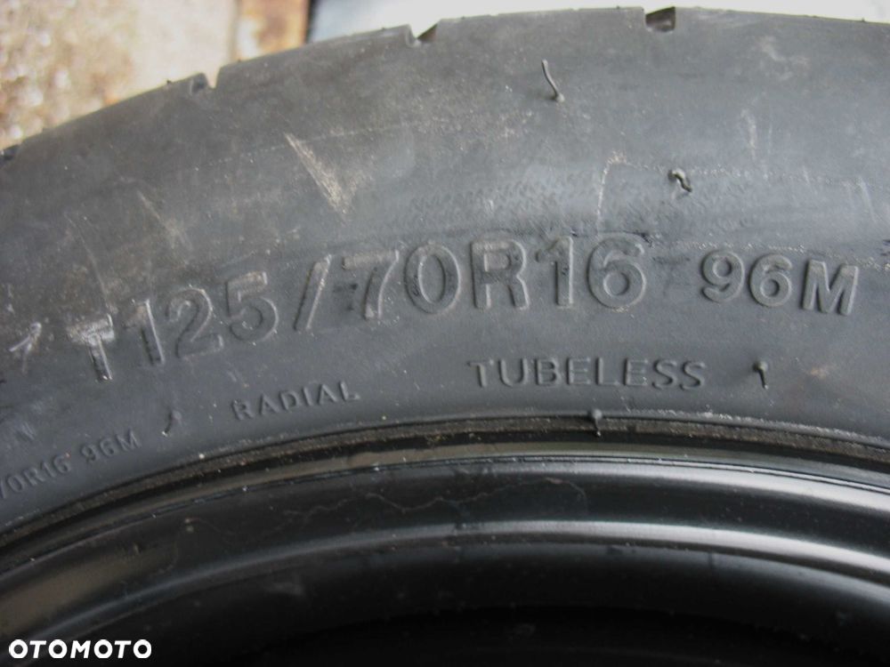 Koło dojazdowe 5x112 16cali z wkładem VW Seat Skoda Audi klucz lewarek - 3