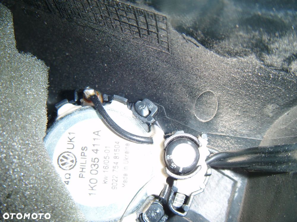 vw jetta III 07r  głośniki- gwizdki w drzwi przód komplet 1k0035411a - 3