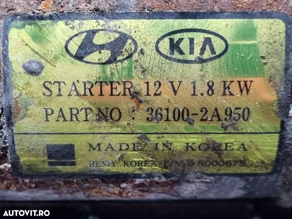 Electromotor Hyundai Tucson III 1.7 Diesel 2015 - 2018 85kW 116CP 1685CC Manuala D4FD ... - 4