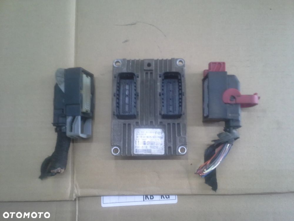 Opel Astra Fiat Stilo Doblo 1.6 16V Z16XEP sterownik silnika FGP 55354616  IAW55SFA1 - 3