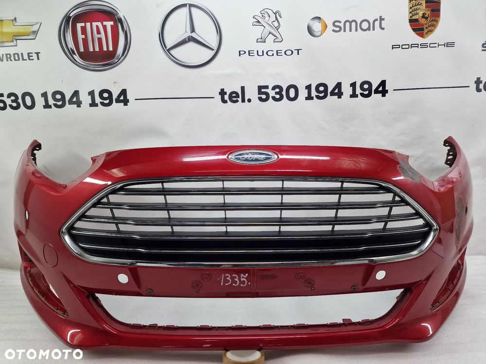 FORD FIESTA MK7 LIFT 12- ZDERZAK PRZEDNI PRZÓD NA 4XPDC 4X PDC + ŁADNY GRILL / ATRAPA ZADERZAKA PRZEDNIEGO PRZÓD , NR C1BB-17757-A / C1BB-17K819 , NR AUKCJI NZ1335 - 1