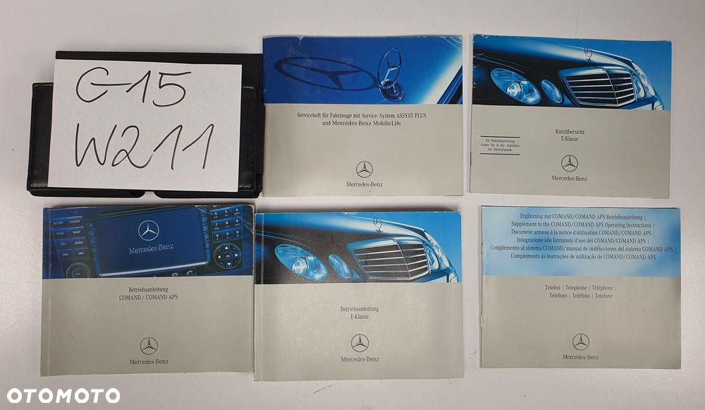 INSTRUKCJA OBSŁUGI + ETUI MERCEDES W211 - 1