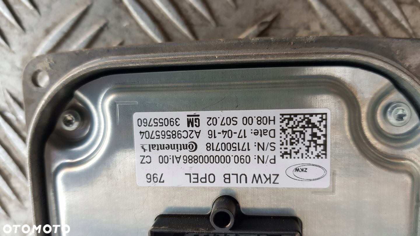OPEL ASTRA K PRZETWORNICA MODUŁ LED 39055760 - 5