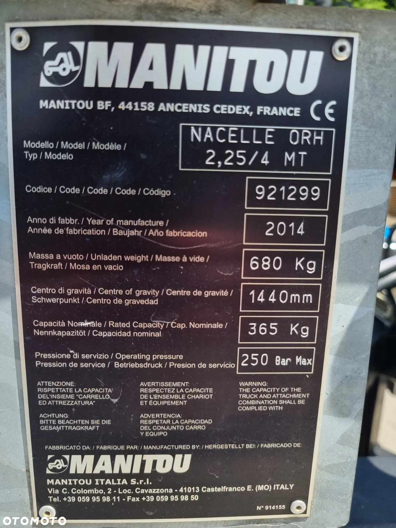 Manitou Ładowarka teleskopowa 18 metrów MRT1840 EASY-ST3B Kosz (Pilot 2 funkcje) Wciągarka Łyżka Widły z Norwegii Jak Nowa 2015r 4100mtg - 27