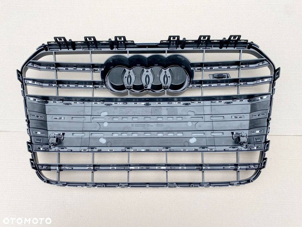 GRILL przedni ATRAPA - Audi A6 S6 C7 4G0 - PDC, ASO Audi - 7