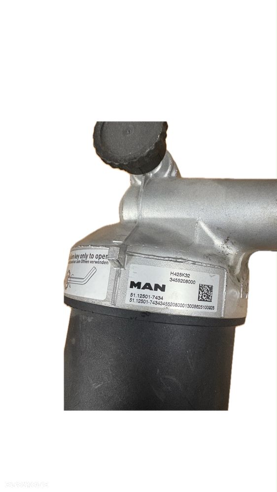 Separator obudowa filtra paliwa MAN 51125017434 - 4
