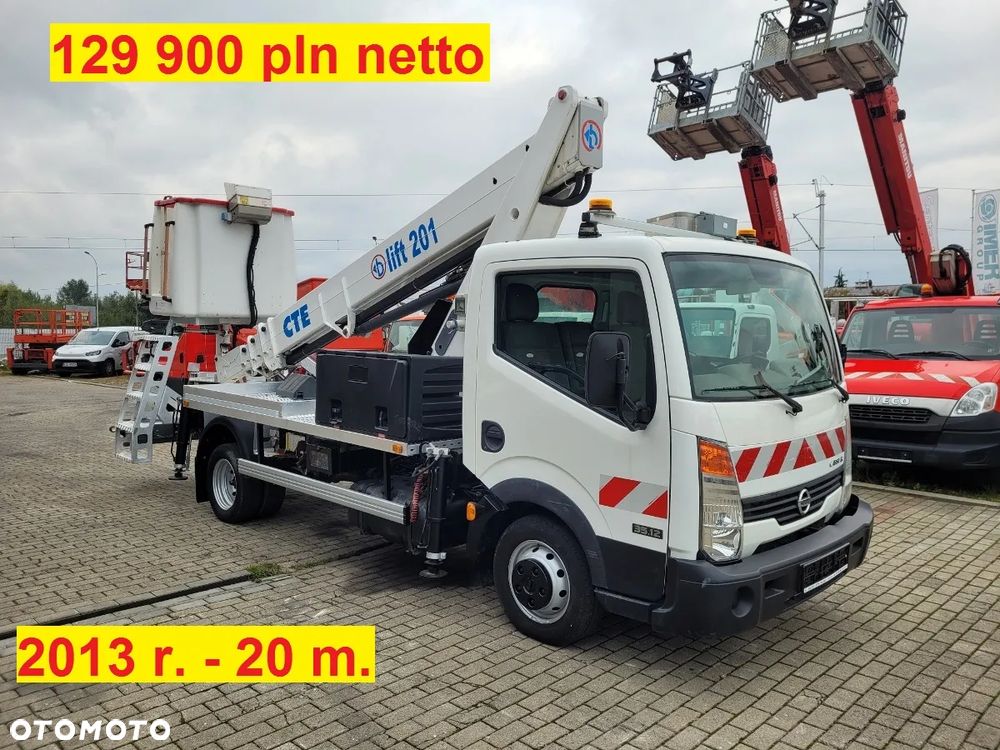 Nissan Cabstar NT400 podnośnik koszowy 25 m 24 m 22 m 21 m 20 m 18 m 17 m - 32