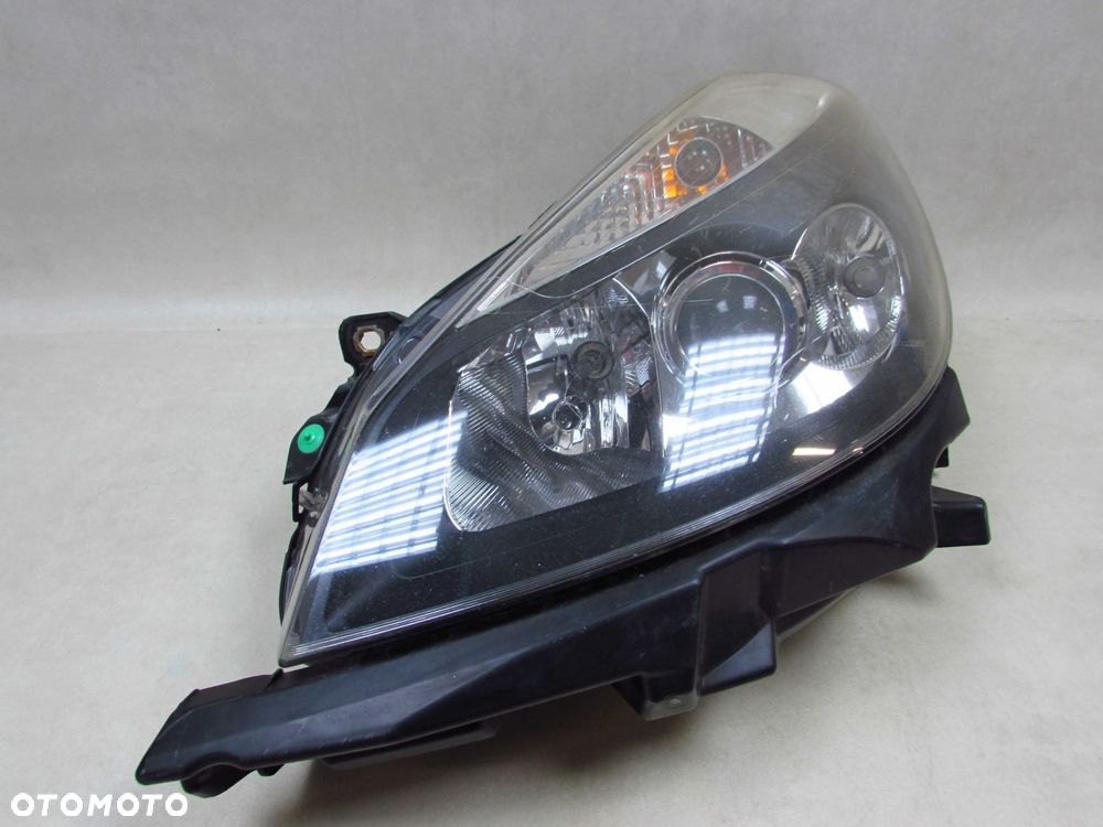 RENAULT CLIO III 06-10 LAMPA PRZOD LEWA REFLEKTOR 8200261613 SOCZEWKA UK - 2