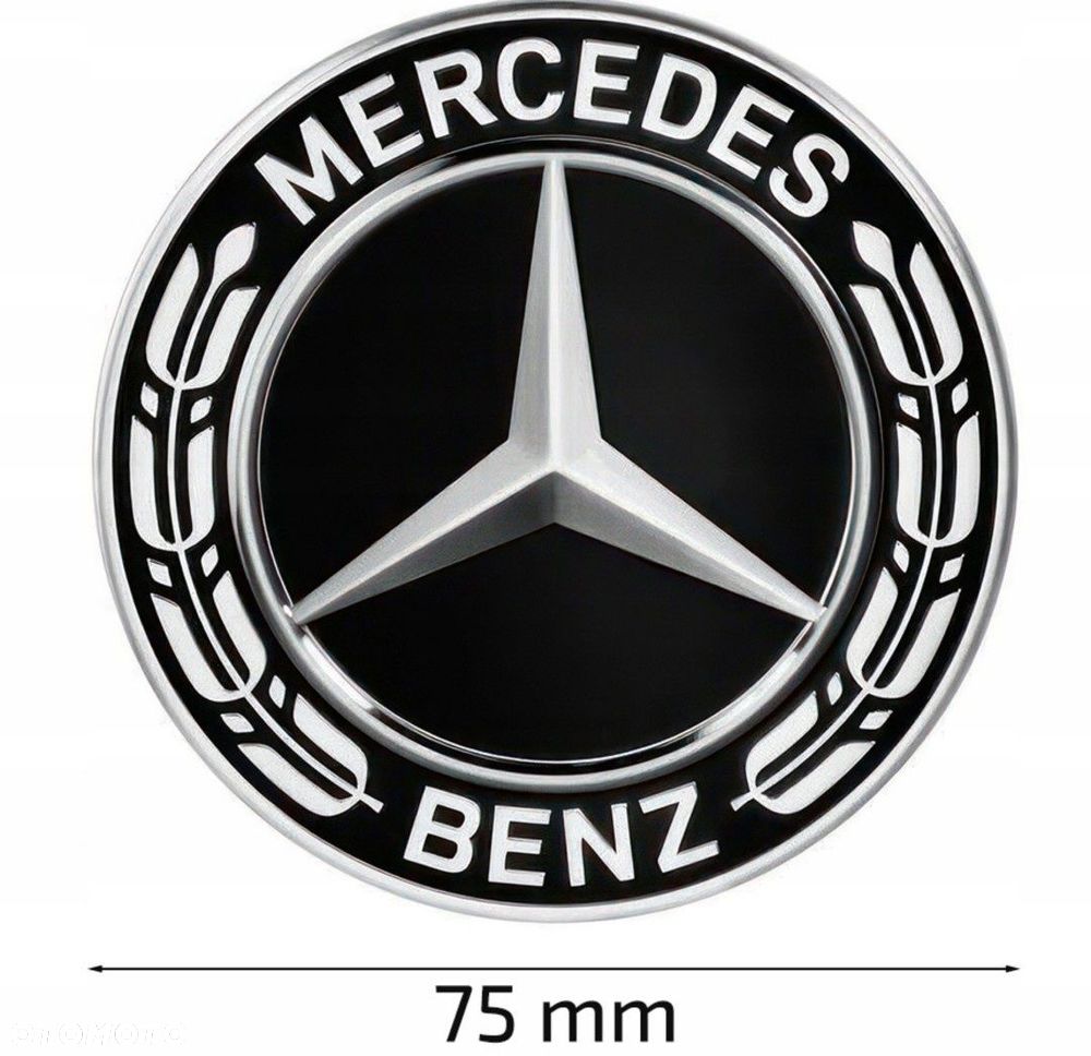 Oryg. Dekielek Zaszlepki Kapsle  do felg 75/70mm Mercedes-Benz - 3