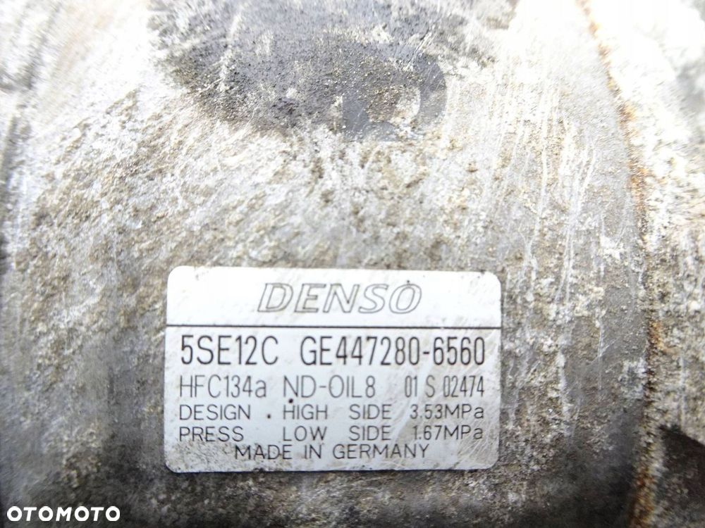 Kompresor klimatyzacji Toyota Avensis T27 LIFT Auris VERSO 2.0 D4D 126 KM - 6