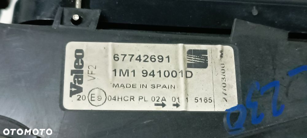 SEAT TOLEDO LAMPA PRZÓD PRZEDNIA LEWA  EUROPA 1M1941001D - 3