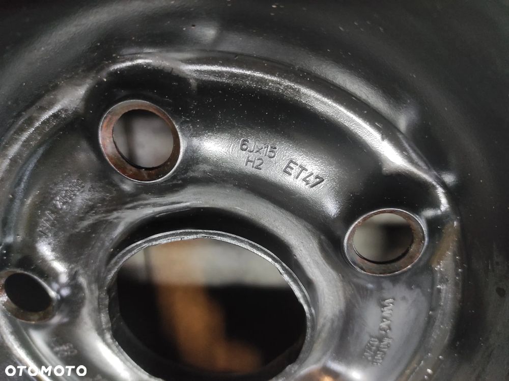 KOŁO ZAPASOWE DOJAZDOWE DOJAZDÓWKA R15 195 65 5X112 ET 47 6J 1K0601027C VW CADDY GOLF 5 6 PLUS KOMBI JETTA TOURAN EOS AUDI A3 8P SKODA OCTAVIA 2 SEAT LEON 2 ALTEA TOLEDO 3 ALTEA XL WYSYŁKA !!! - 4