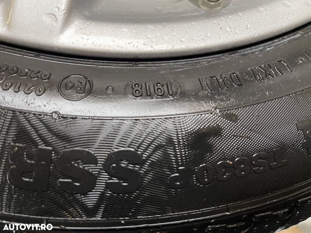Jante Bmw seria 2 F45/F46 Active Tourer, originale, senzori presiune , anvelope iarnă Continental noi, 16 inch - 8