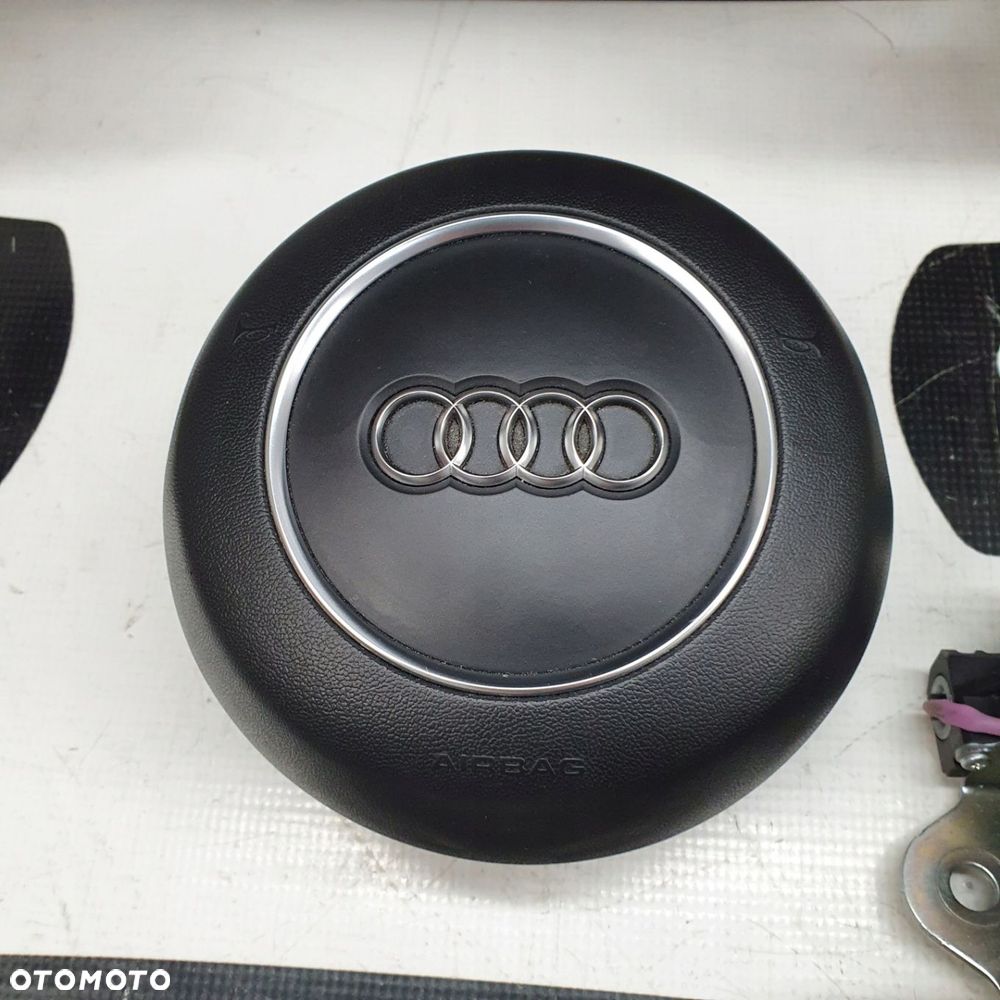 AUDI A8 D4 DESKA ROZDZIELCZA KONSOLA KOKPIT PULPIT PODUSZKI AIRBAG AIR BAG PASY KIT SET - 6