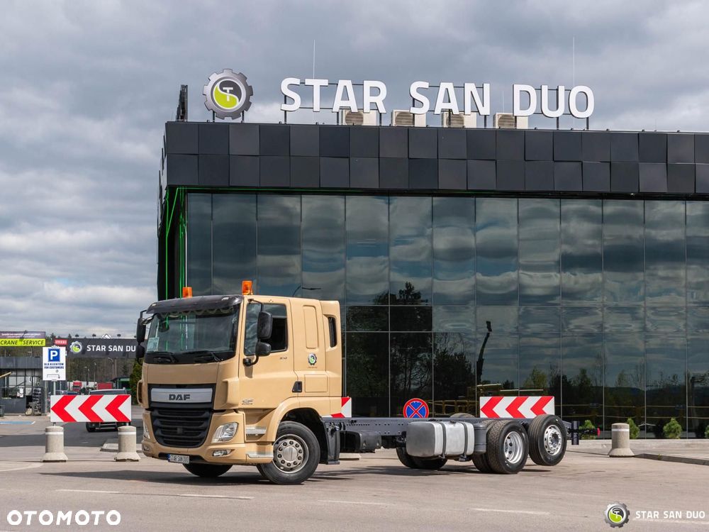 DAF CF370 6x2 podwozie rama do zabudowy - 13