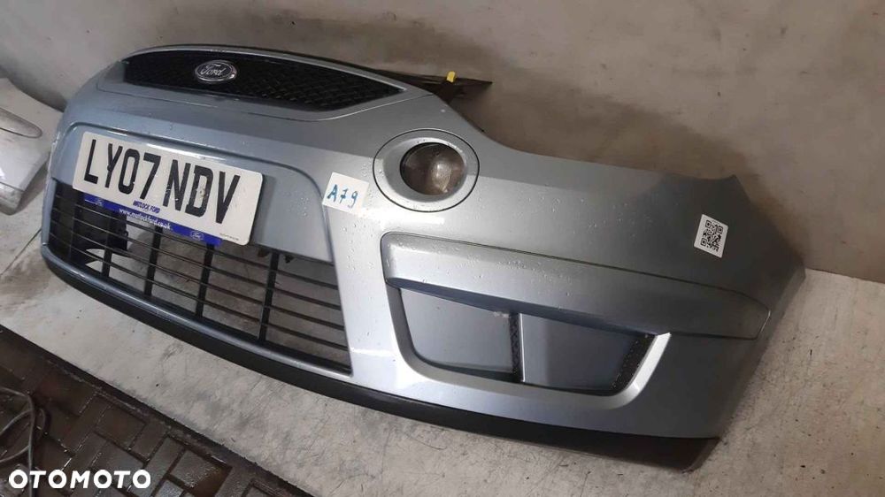 + ZDERZAK PRZÓD PRZEDNI DO FORD SMAX S-MAX U2 BŁĘKITNY HALOGENY - 4