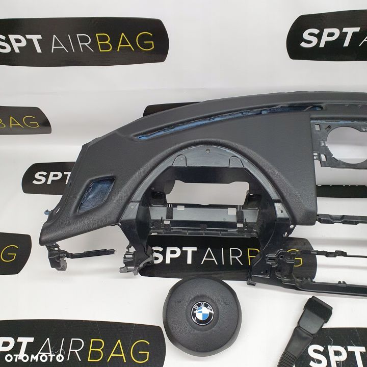 BMW Z4 E89 DESKA ROZDZIELCZA KONSOLA KOKPIT PULPIT PODUSZKI AIRBAG AIR BAG NAPINACZE KIT SET - 2