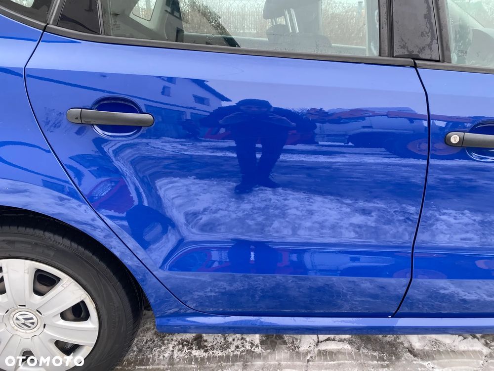 VW POLO 6R 09- Drzwi prawe TYŁ TYLNE 5-drzwi LD5E - 4
