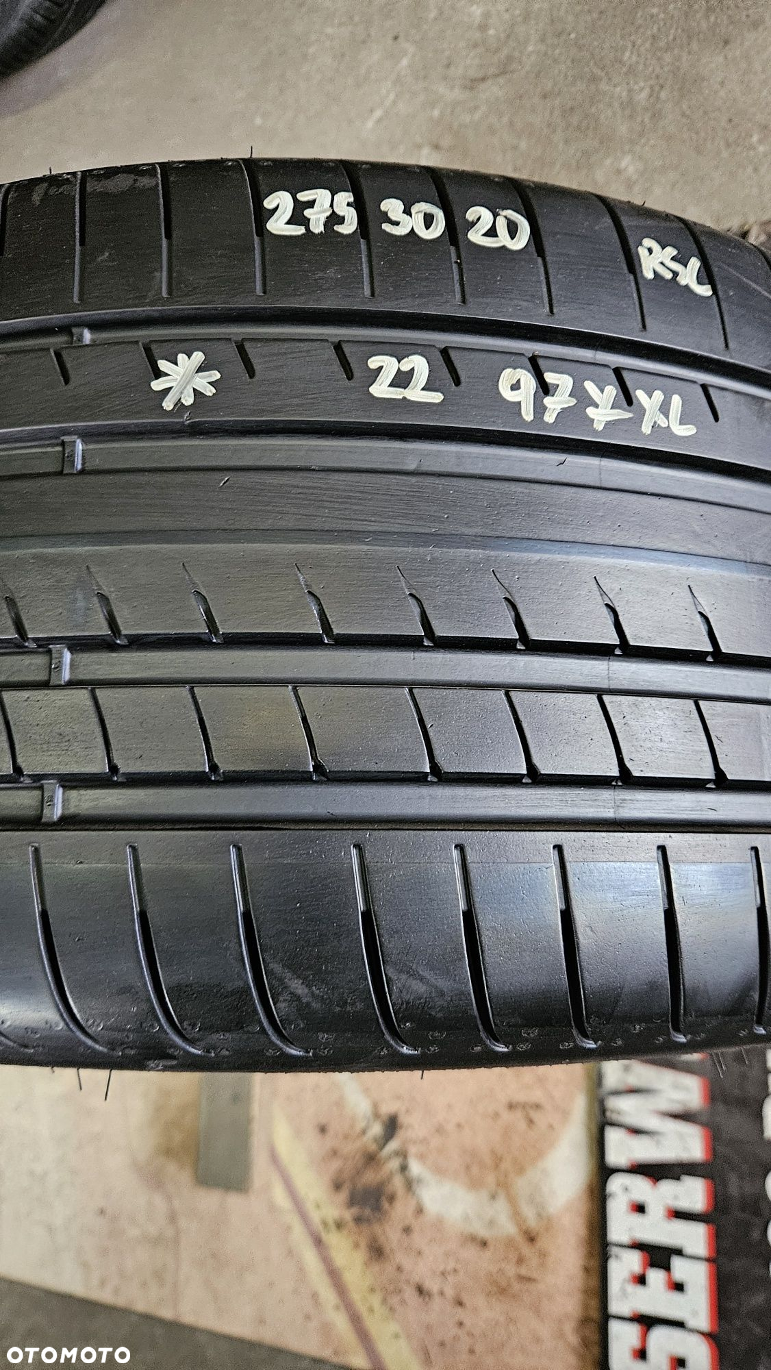 opona używana 275/30R20 Goodyear EAGLE F1 asymetric 5 RSC RUNFLAT - 3
