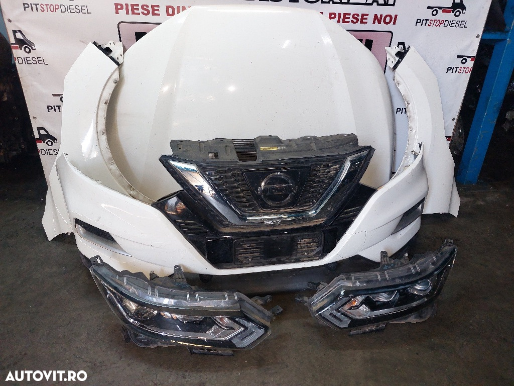 Fata completa Nissan Qashqai facelift 2016 2017 2018 2019 2020 2021 2022 2023 faruri-capota-bara-aripi - 2