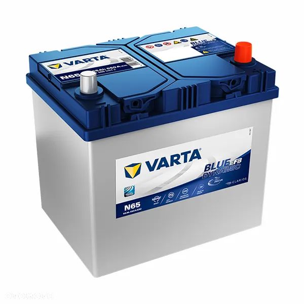 Akumulator Varta EFB N65 12V 65Ah 650A +P Start&Stop Rybnik - 1