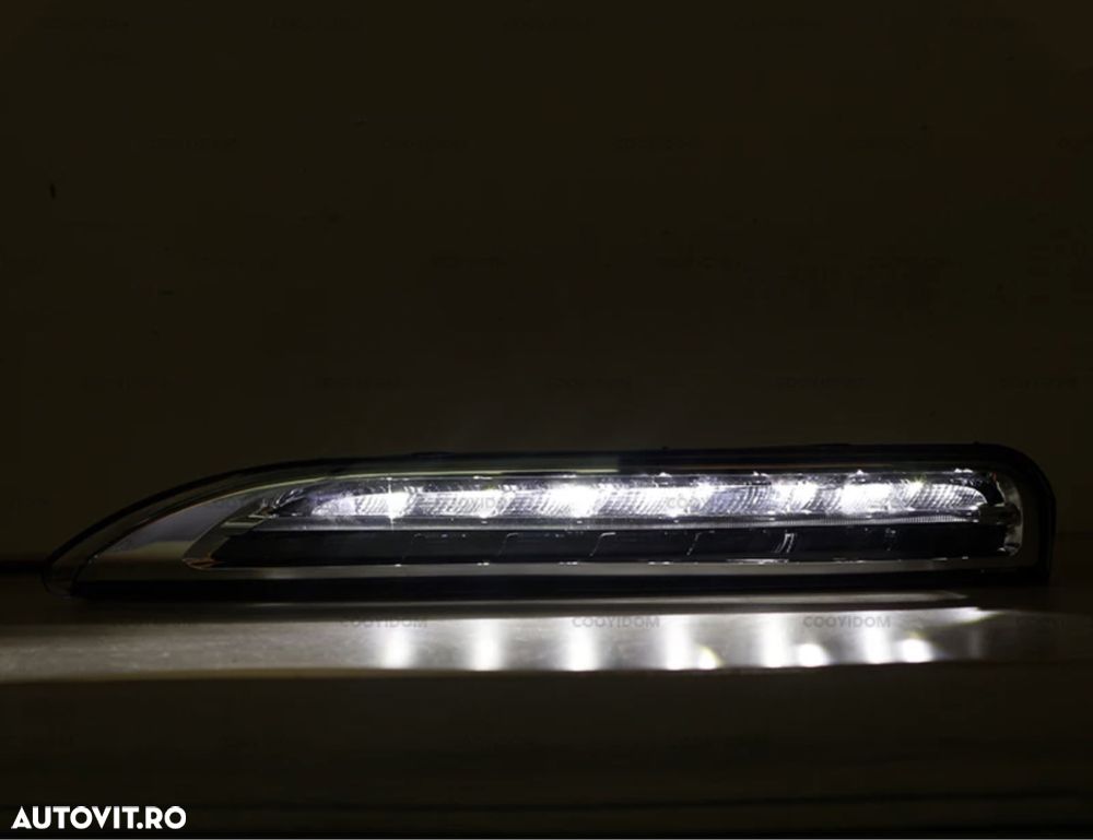 Proiector Ceata DRL LED Lumini De Zi Daytime Porsche Cayenne 2011-2014 - 2