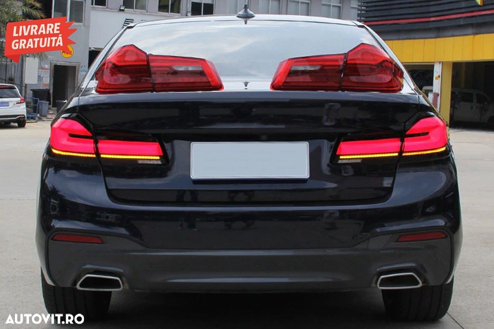 Stopuri Full LED BMW Seria 5 G30 Sedan (2017-2019) LCI Design LED Static- livrare gratuita - 20
