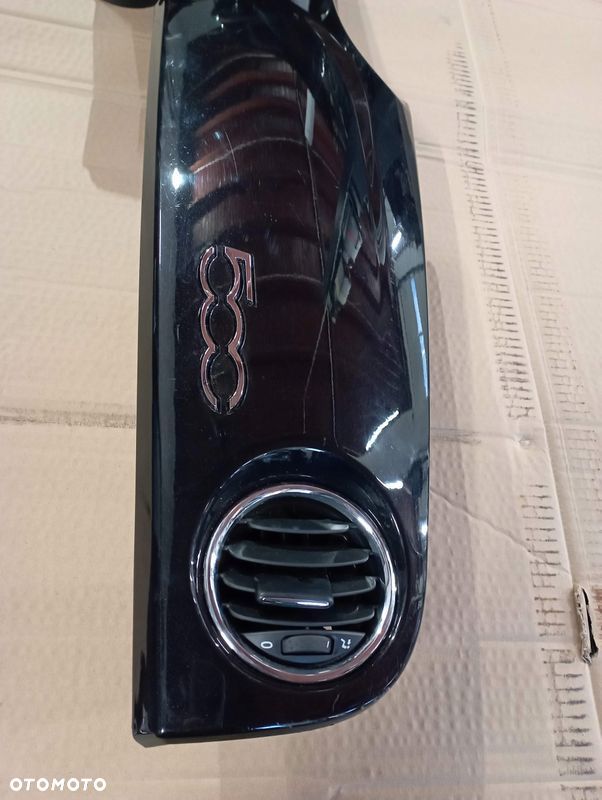 FIAT 500 DEKOR LISTWA KONSOLI DECOR KRATKI 735619848 735627501 - 2