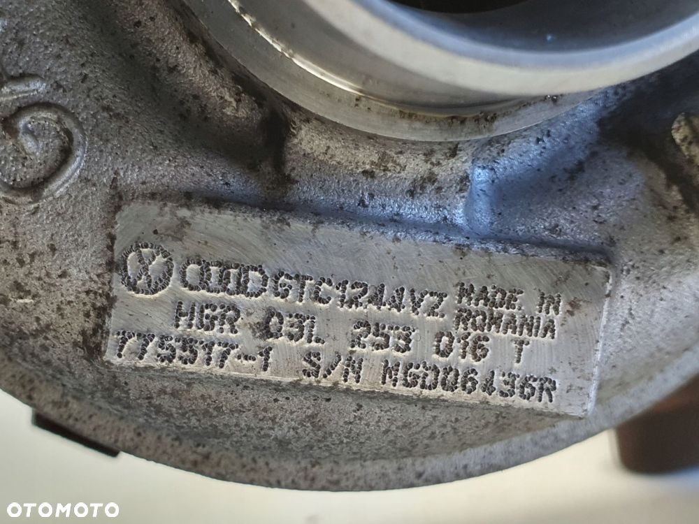 TURBOSPRĘŻARKA Audi A3 II 8P 1.6 TDI _ turbo 03L253016T - 4