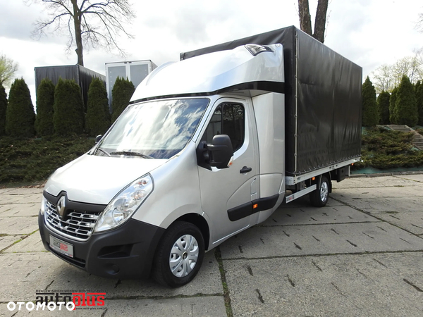 Renault MASTER PLANDEKA 8 PALET WEBASTO TEMPOMAT NAWIGACJA KLIMATYZACJA PNEUMATYKA 170KM [ 184817 ]