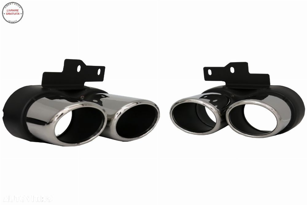 Difuzor Bara Spate si Ornamente Evacuare Audi A6 C8 4K Avant Sedan (2018-up) S6 De- livrare gratuita - 8