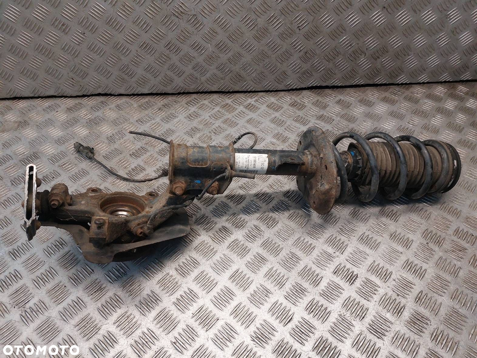 AMORTYZATOR SPRĘŻYNA ZWROTNICA PRAWY PRZÓD FIAT PUNTO 2012 51865488 - 6
