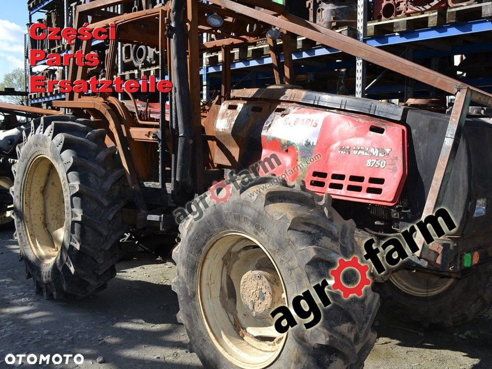 Valtra Valmet 8750 części, silnik, most przedni - 1