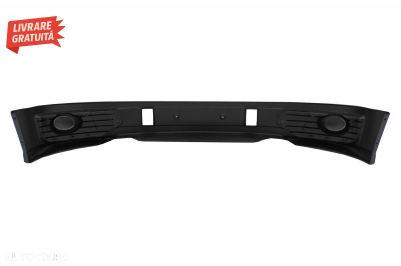 Prelungire Bara Fata cu Grila Centrala fara emblema si Lumini de zi LED DRL VW Tra- livrare gratuita - 5