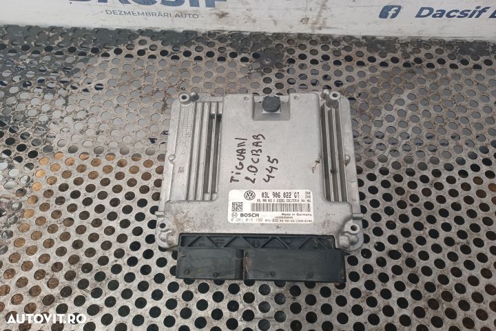 Calculator motor ECU 03L906022GT Volkswagen VW Tiguan 1 5N  [din 2007 pana  2011] seria Crossover 2 - 1