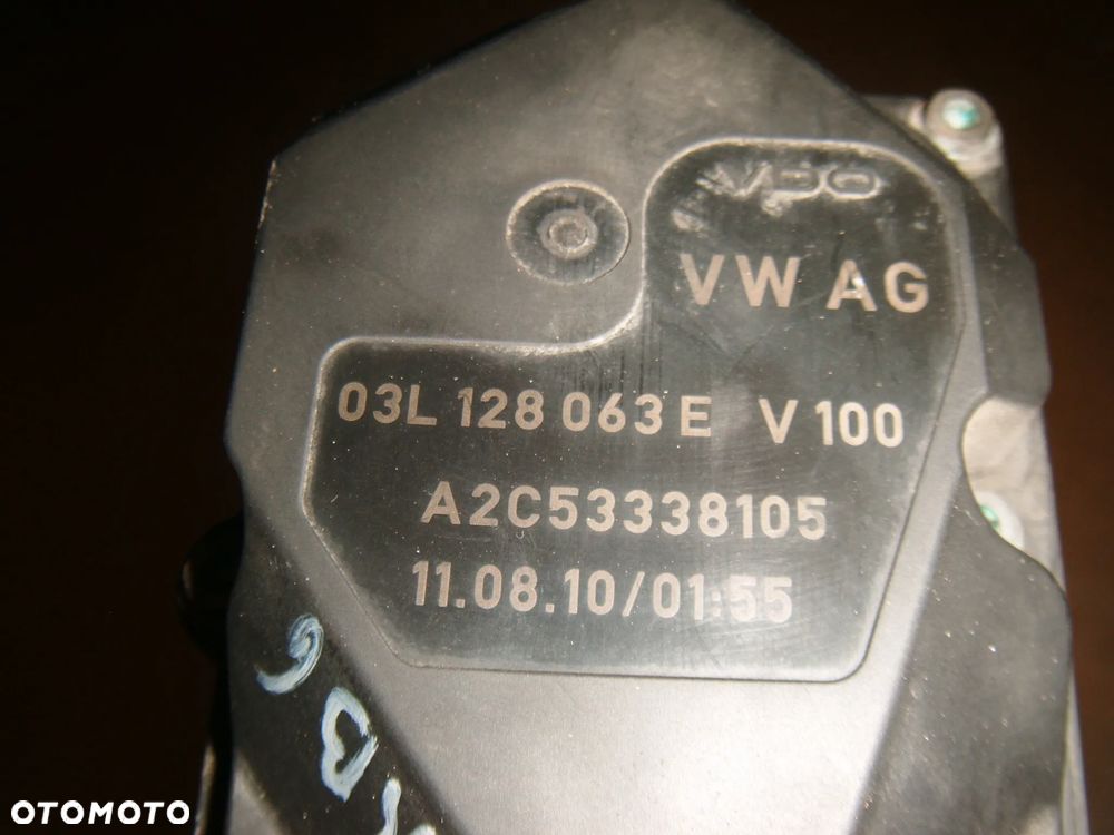 vw passat b6 2.0 tdi przepustnica 03l128063e - 2