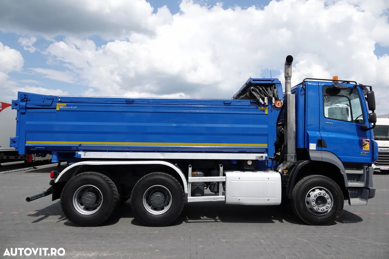 DAF CF 460 / 6x4 / BASCULANTE / HYDROBOARD / HYDROCLAP / EURO 6 / AN 2016 / PNEURI 100% / - 20