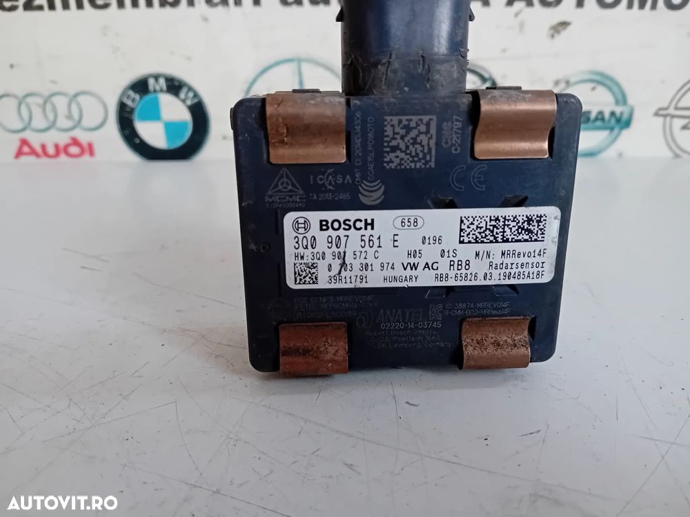 Modul Radar Distronic Vw Passat B8 Arteon Golf An 2014-2022 Cod 3G0907561E 3Q0907572C - 4