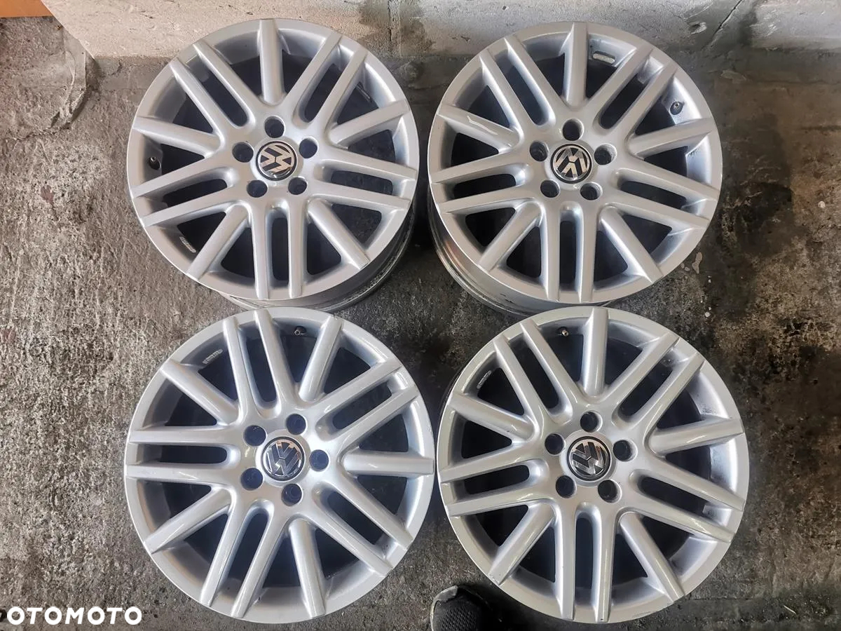 ALU FELGI 5X112 R17 ET50 7.5J SEAT SKODA AUDI VW TOURAN ORG! - 7