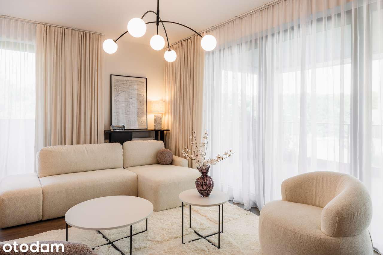 Apartament w Bulvarze pod klucz z 30 m2 loggii, 100 m od Parku Reagana