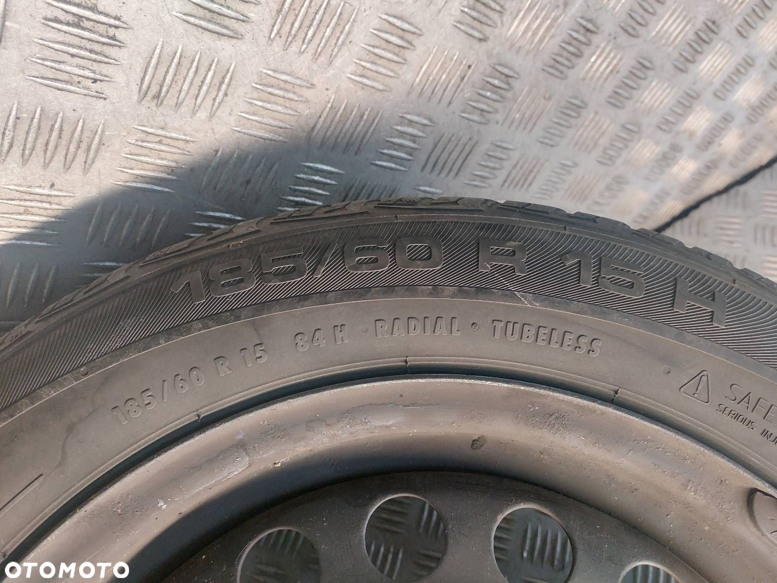 KOŁO ZAPASOWE ZAPAS  OPEL MERIVA A 2150159 4x100 185/60R15 UNIROYAL - 6