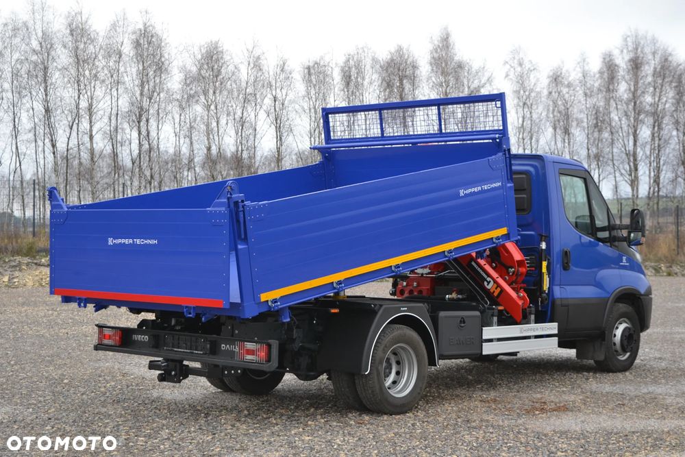Iveco 72-180 72C18 Nowy 3-stronny WYWROT Kiper Wywrotka Żuraw HDS HC 45A2 SALON PL - 11