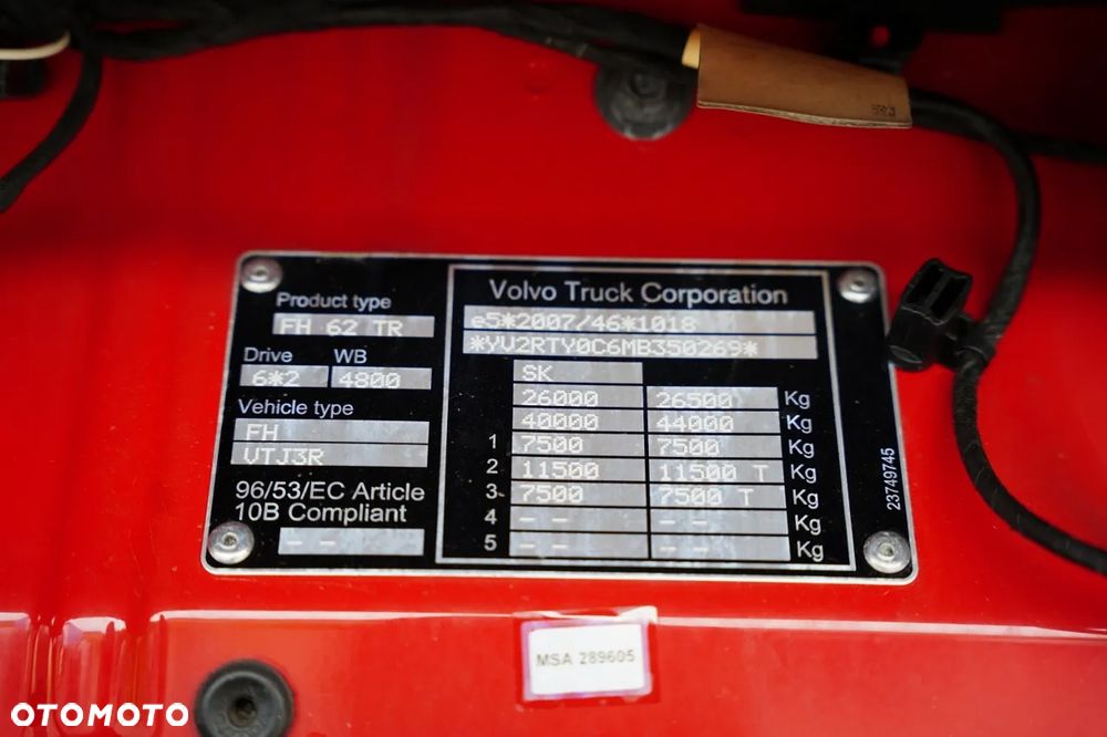 Volvo FH 460 / ZESTAW TANDEM / 120 M3 / PRZEJAZDOWY / I-SAVE / KLIMA POSTOJOWA / OŚ PODNOSZONA SKRĘTNA / WIELTON / PLANDEKA ZBROJONA - 37