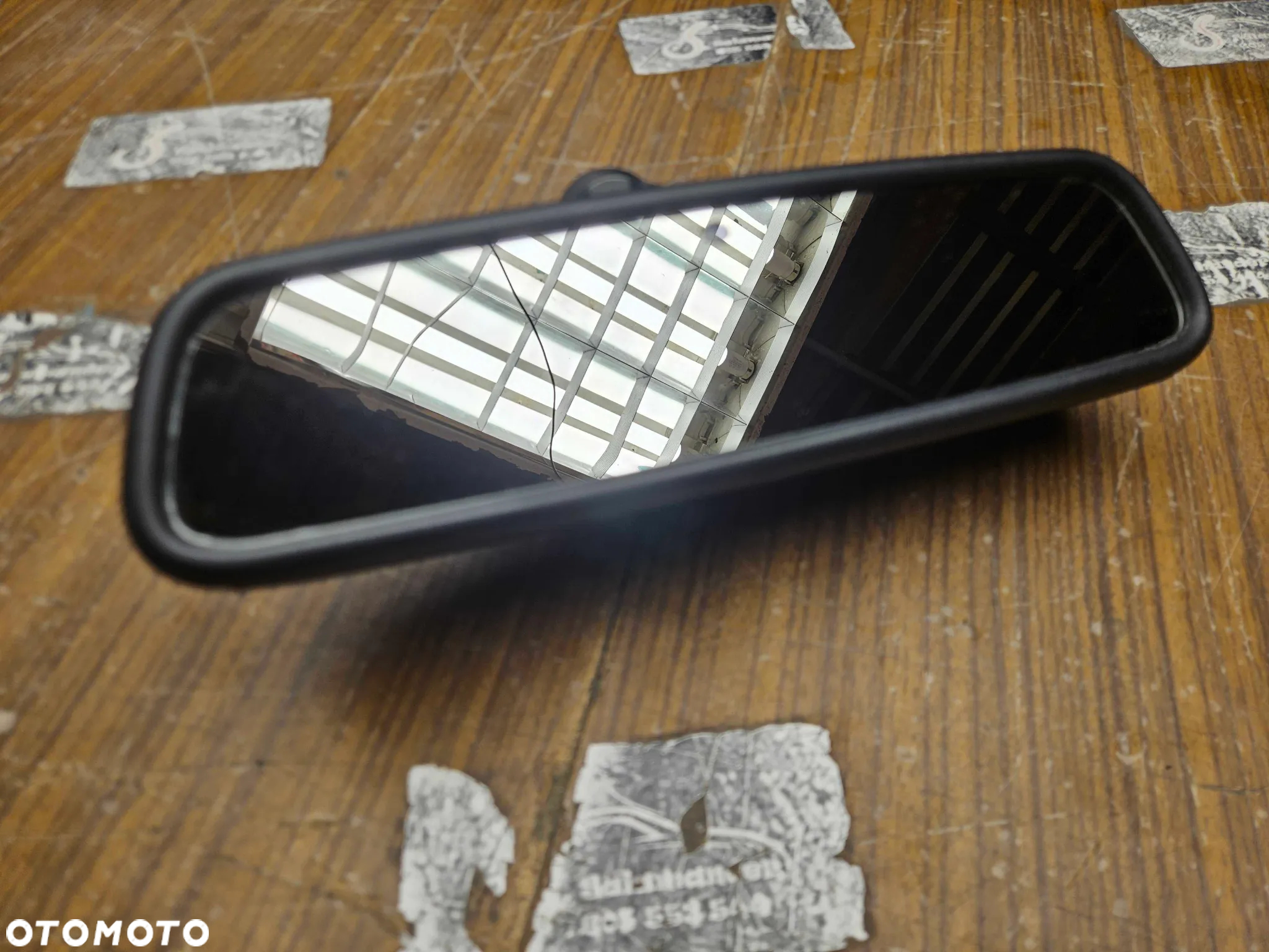 Lusterko Lustro Wsteczne Środkowe Wewnetrzne Czarne Fotochrom Oslona Obudowa BMW 3 5 E90 E91 E60 - 14