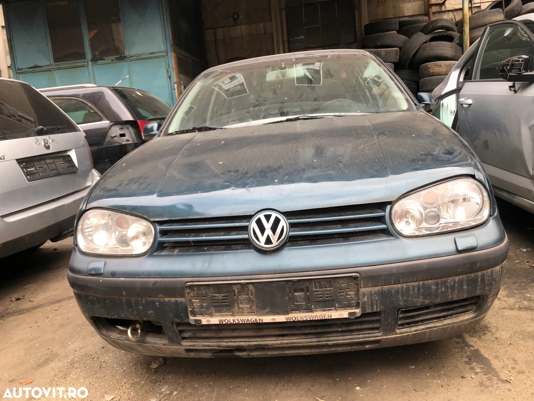 Bara fata VW Volkswagen Golf 4 verde inchis - 2