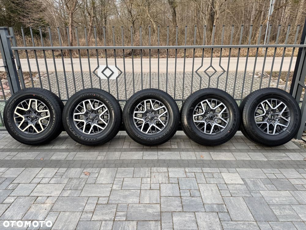 Zestaw 5 kół 18" do Jeep Wrangler + nowe letnie opony szosowe Bridgestone H/T 685 - 1